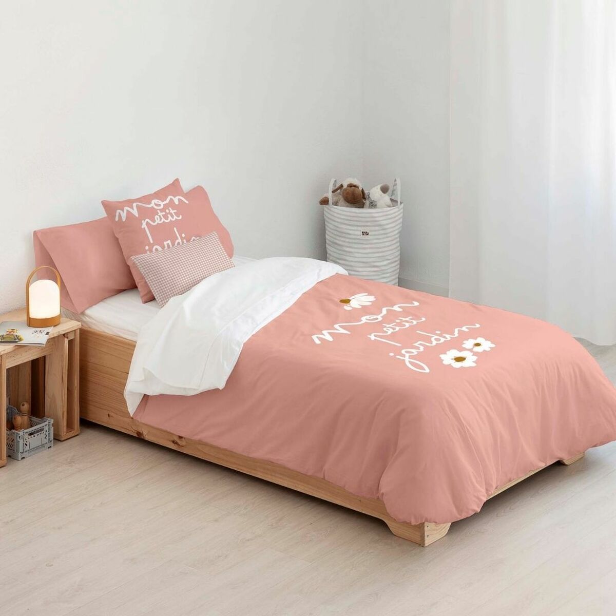 Bettdeckenbezug Kids&Cotton Xalo Big Rosa 180 x 240 cm