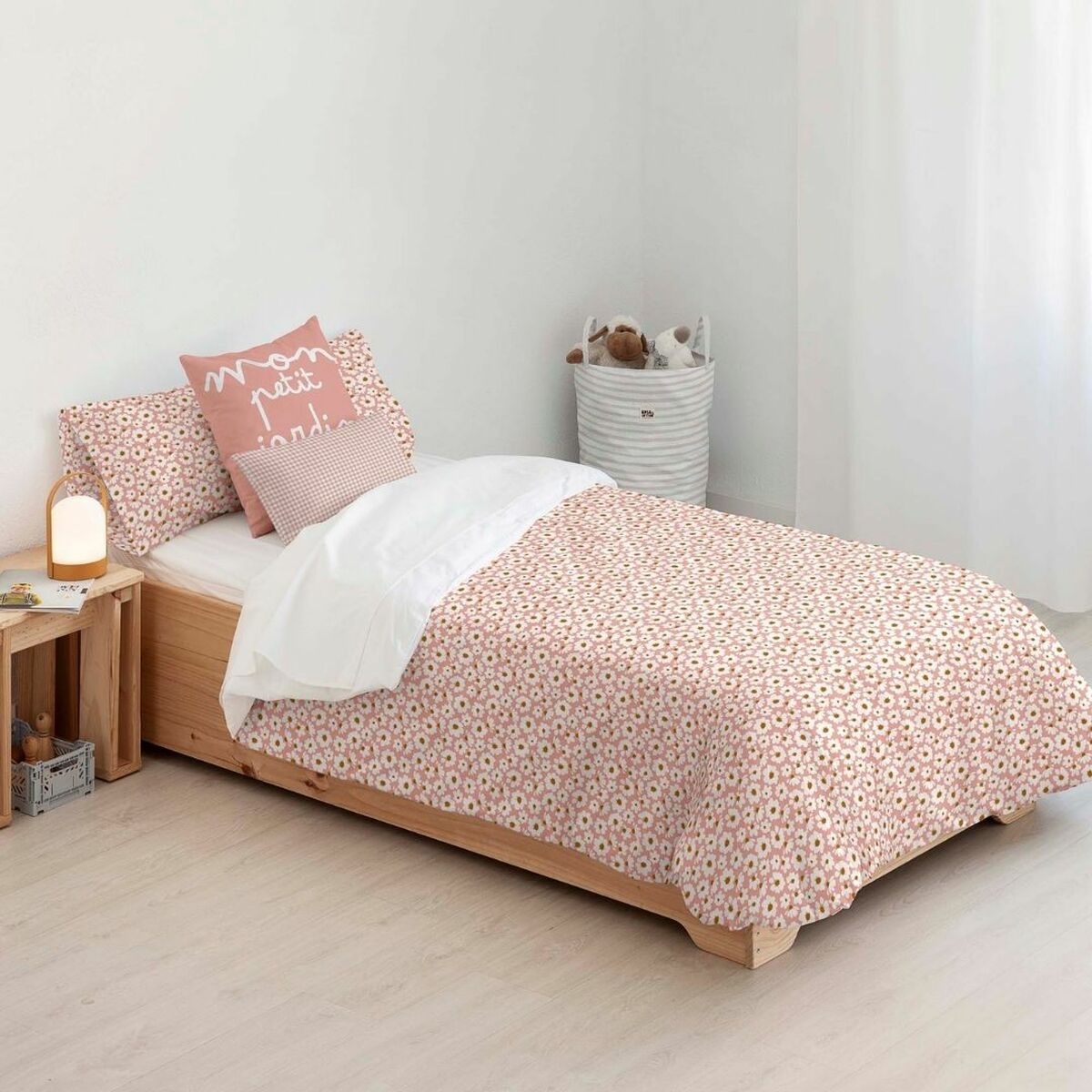 Bettdeckenbezug Kids&Cotton Xalo Small Rosa 180 x 240 cm