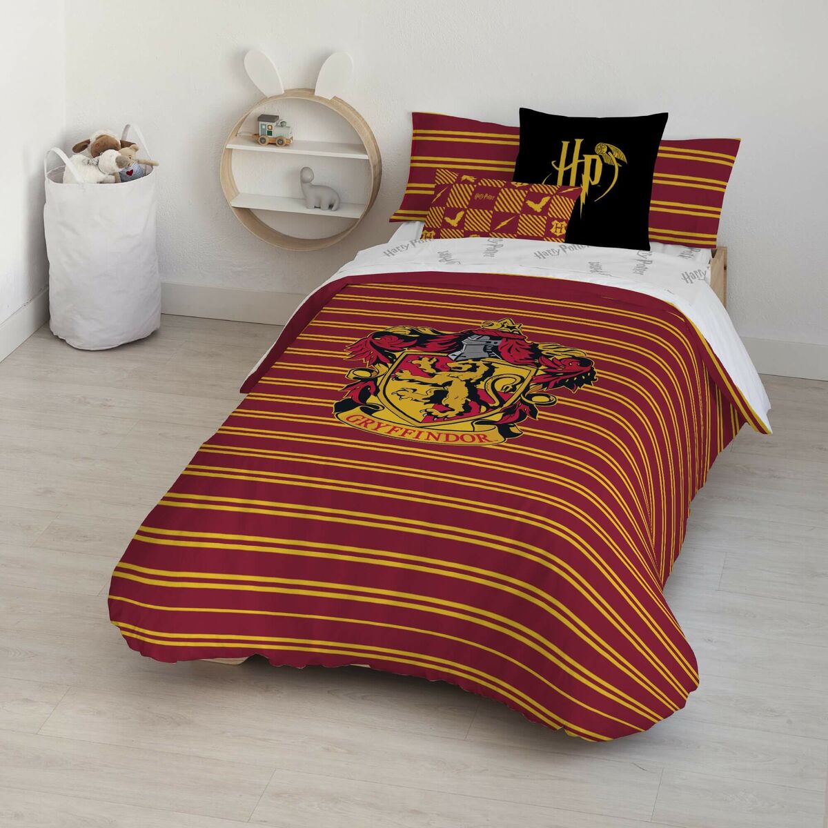 Bettdeckenbezug Harry Potter Gryffindor Shield 180 x 220 cm Einzelmatratze