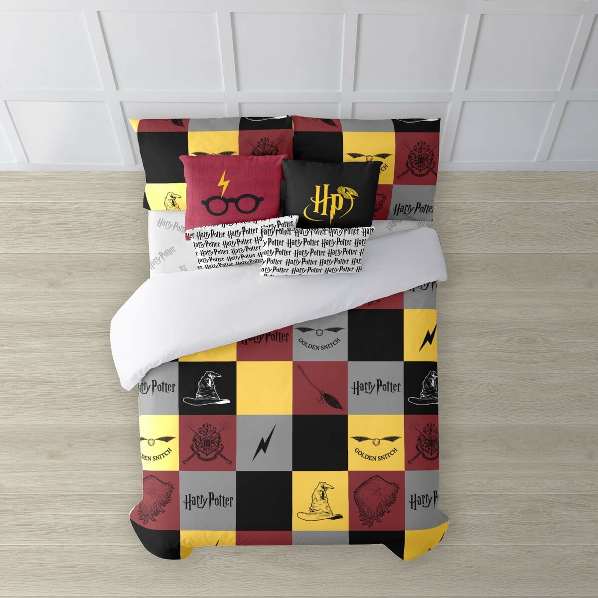 Bettdeckenbezug Harry Potter Hogwarts 180 x 220 cm Einzelmatratze