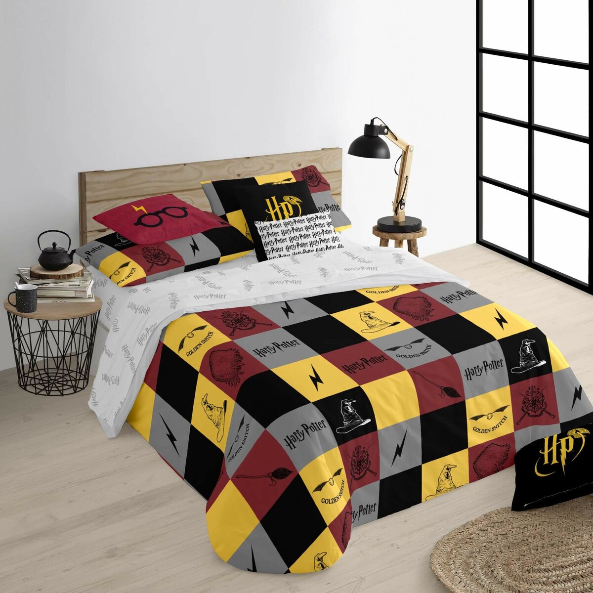 Bettdeckenbezug Harry Potter Hogwarts 260 x 240 cm King size