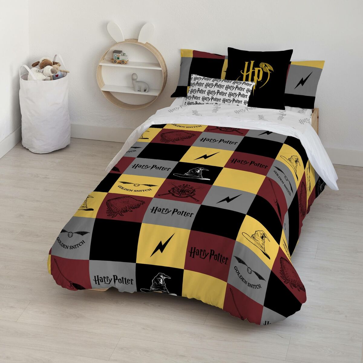 Bettdeckenbezug Harry Potter Hogwarts 260 x 240 cm King size