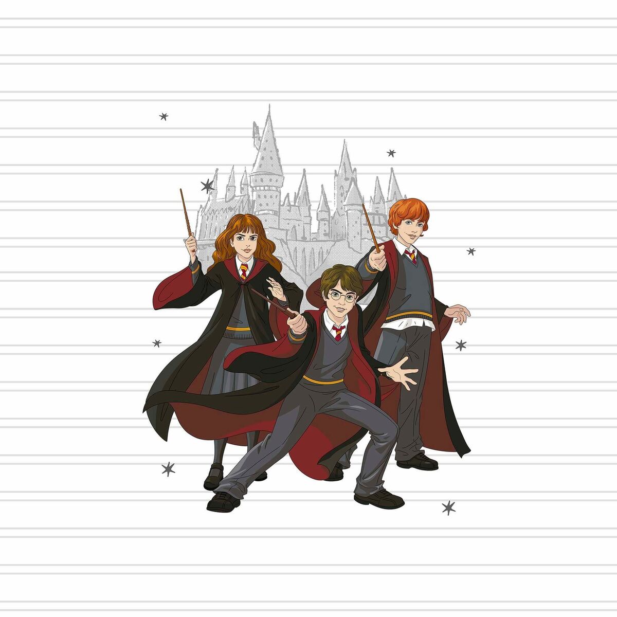 Bettdeckenbezug Harry Potter Team 140 x 200 cm Einzelmatratze