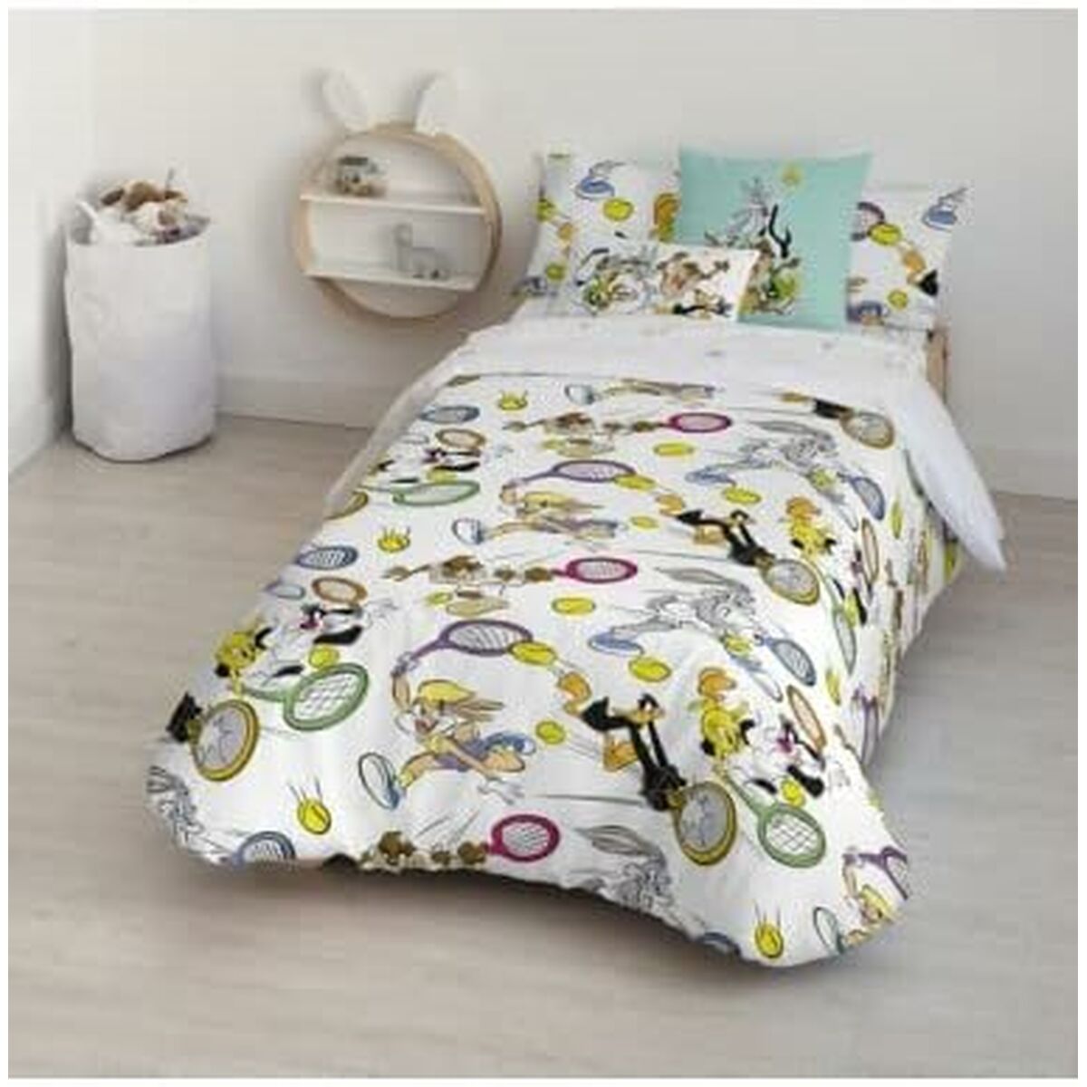 Bettdeckenbezug Looney Tunes Looney Tenis 200 x 200 cm