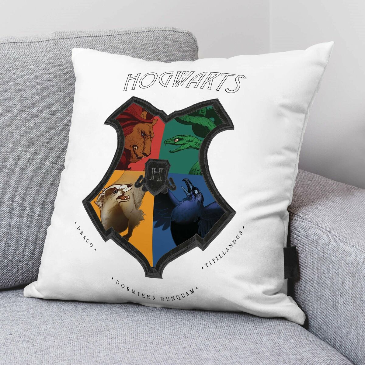 Kissenbezug Harry Potter Shields Weiß 45 x 45 cm