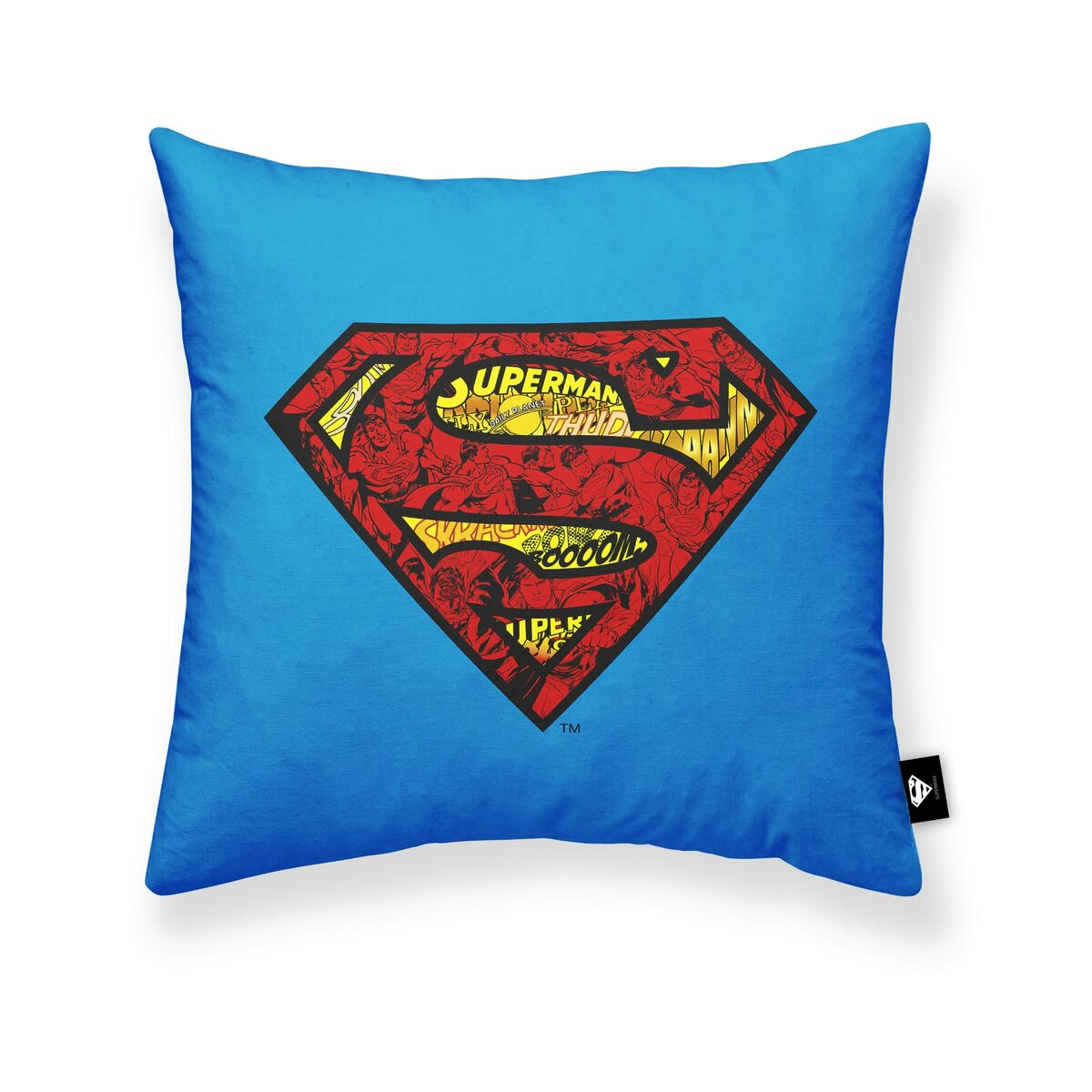 Kissenbezug Superman Superman Basic A Blau 45 x 45 cm