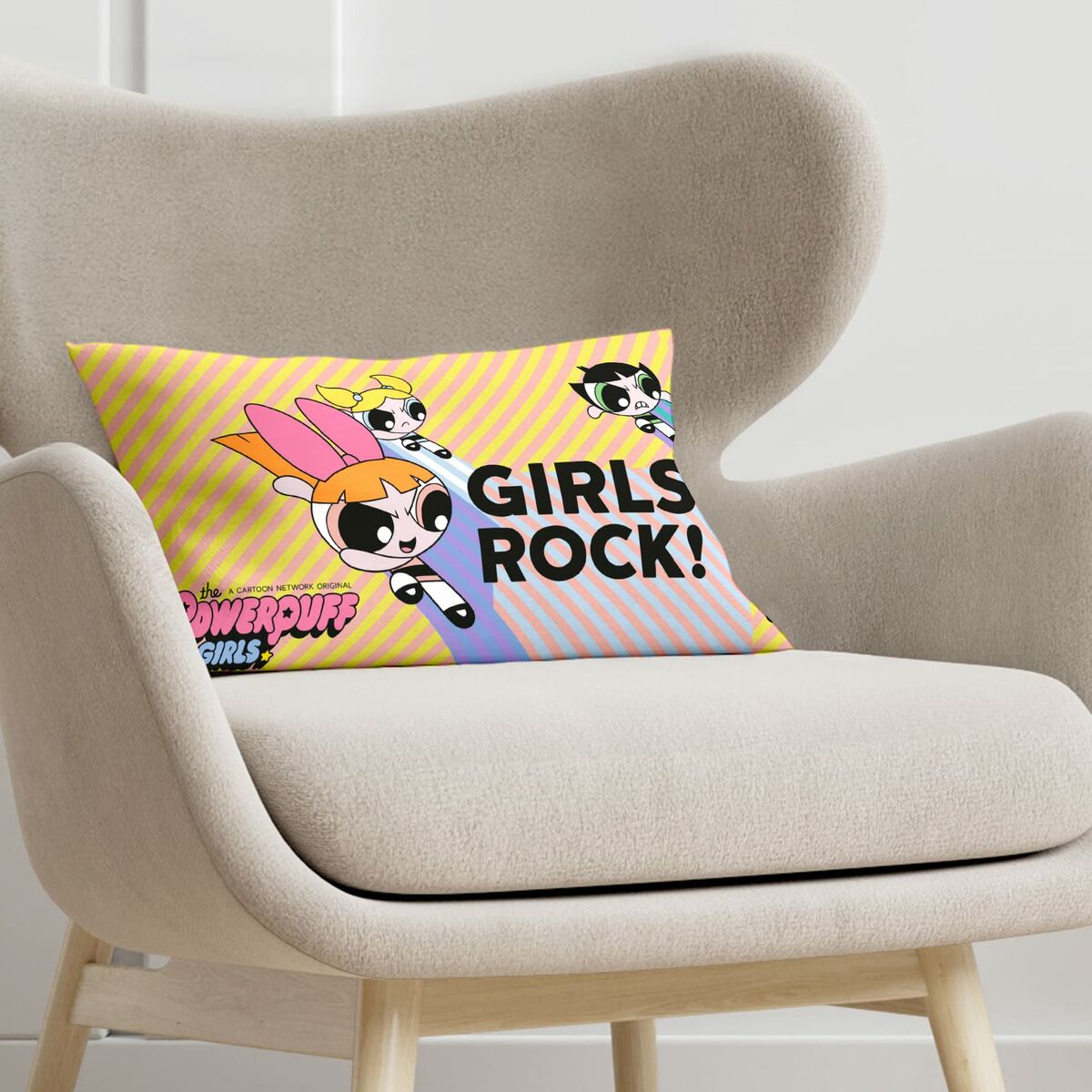 Kissenbezug Powerpuff Girls Girls Rock C 30 x 50 cm