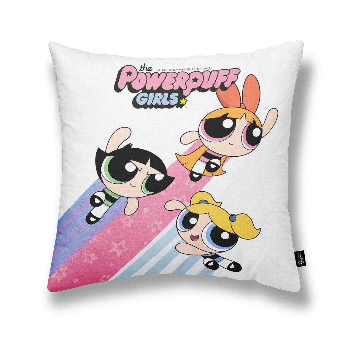 Kissenbezug Powerpuff Girls Powerpuff A Weiß 45 x 45 cm