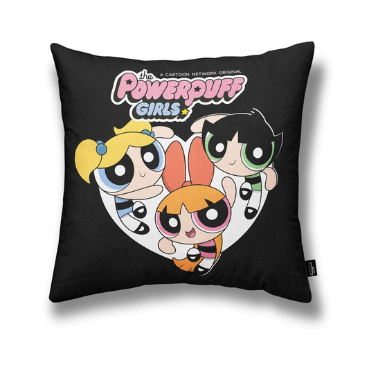 Kissenbezug Powerpuff Girls Powerpuff B Schwarz 45 x 45 cm