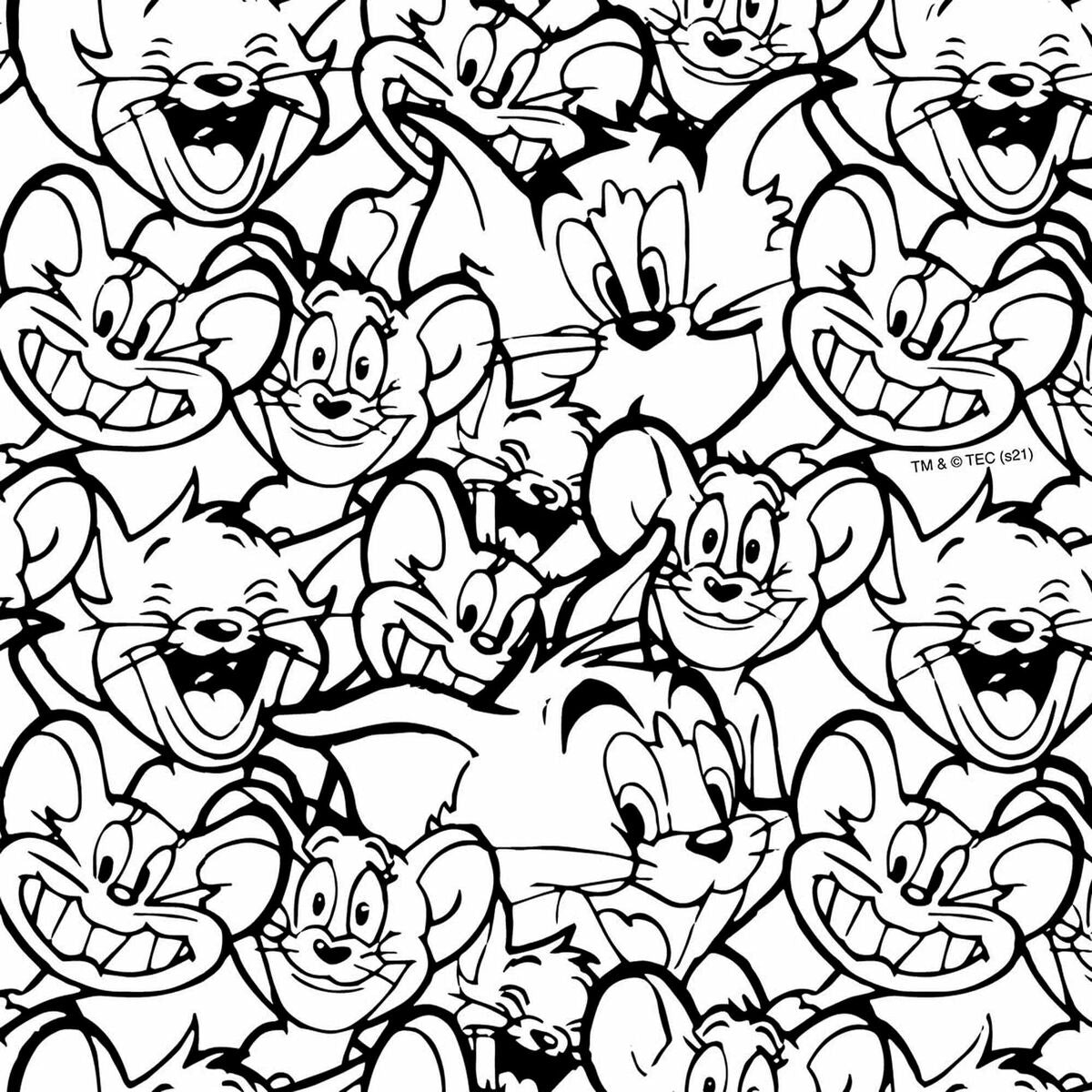 Fleckenabweisende Tischdecke Belum Tom & Jerry 01 200 x 140 cm