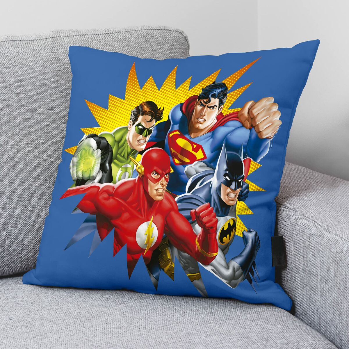 Kissenbezug Justice League Justice League B Blau 45 x 45 cm