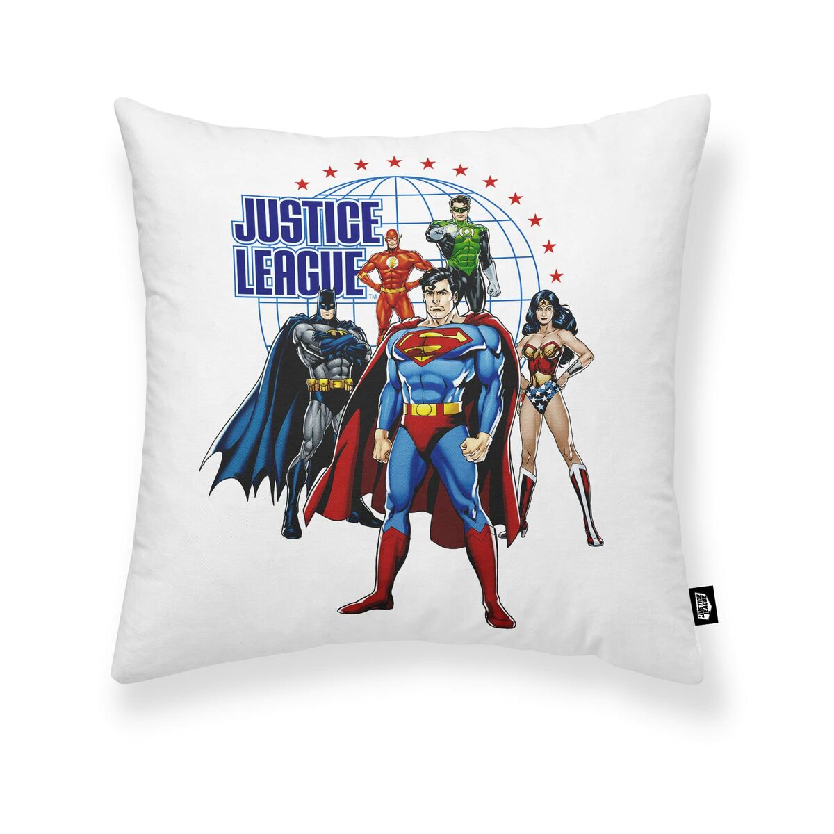 Kissenbezug Justice League Justice Team A Weiß 45 x 45 cm