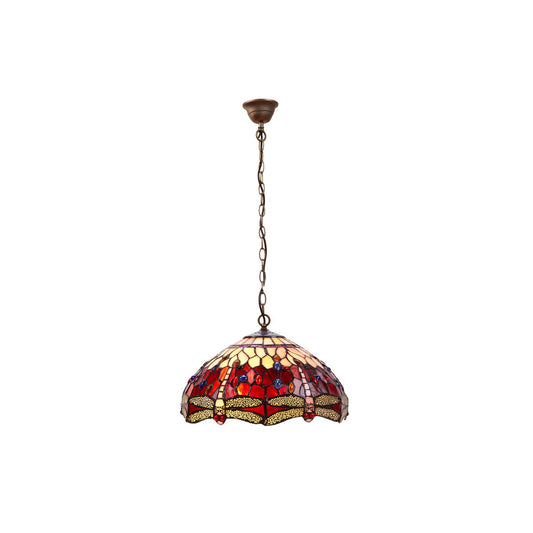 Deckenlampe Viro Belle Rouge Granatrot Eisen 60 W 40 x 125 x 40 cm