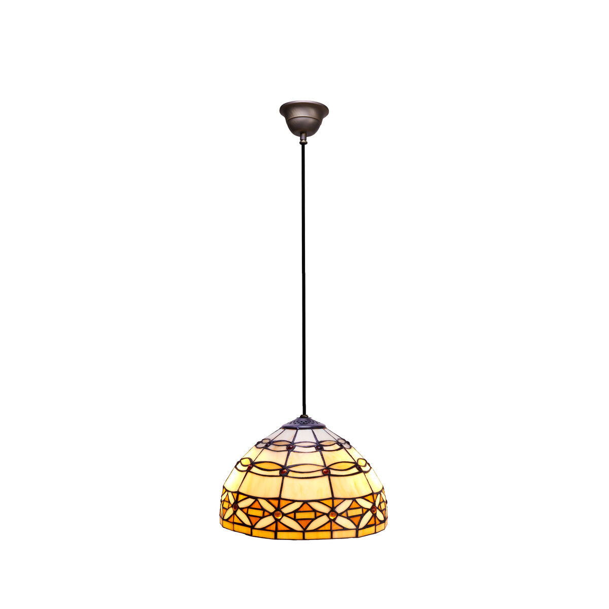 Deckenlampe Viro Marfíl Elfenbein Eisen 60 W 30 x 125 x 30 cm