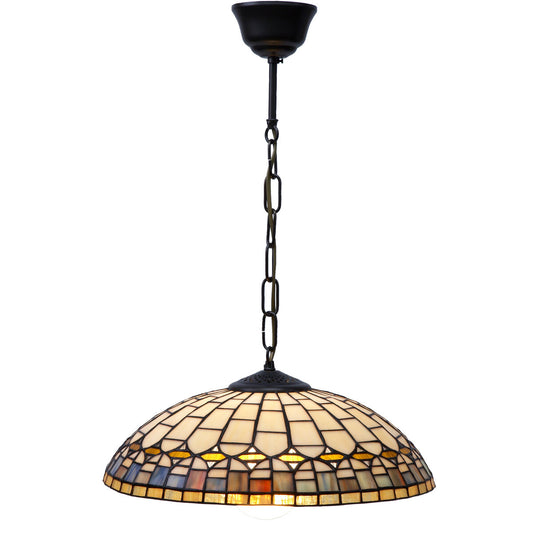 Deckenlampe Viro Quarz Bernstein Eisen 60 W 40 x 125 x 40 cm