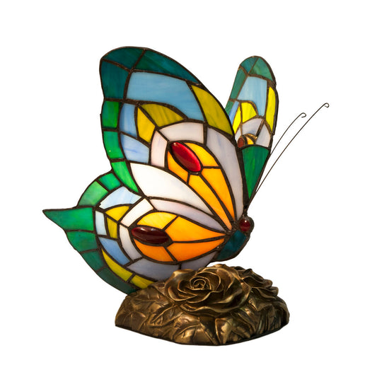 Tischlampe Viro Mariposa Bunt Zink 60 W 23 x 28 x 23 cm Schmetterling