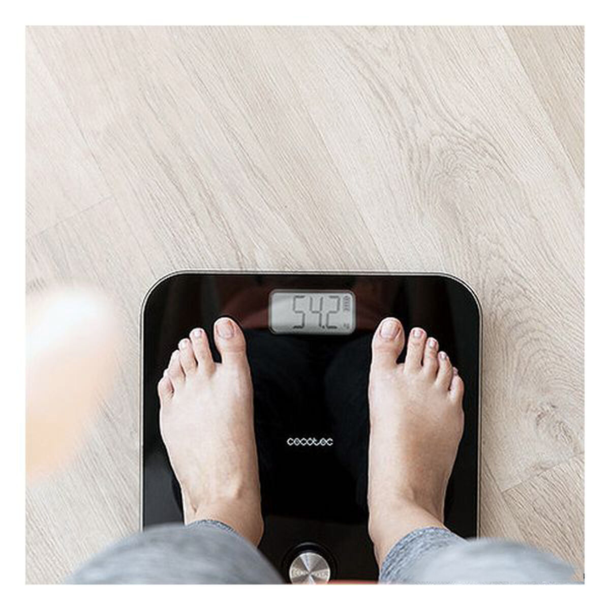 Digitale Personenwaage Cecotec SURFACE PRECISION 10000 HEALTHY LCD 180 kg Schwarz Verre trempé 180 kg