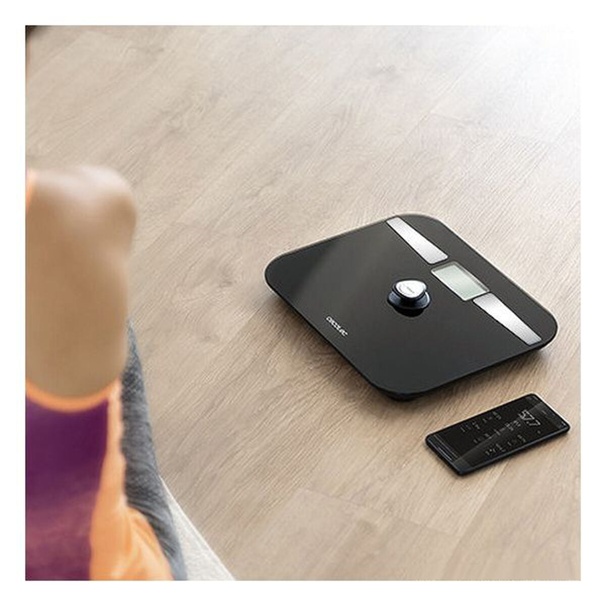 Digitale Personenwaage Cecotec 	SURFACE PRECISION 10200 SMART HEALTHY LCD Bluetooth 180 kg Schwarz Verre trempé 180 kg