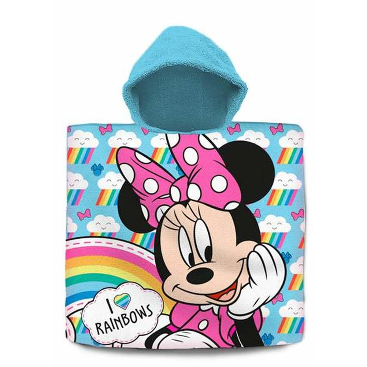 Poncho Minnie Mouse Baumwolle 60 x 120 cm