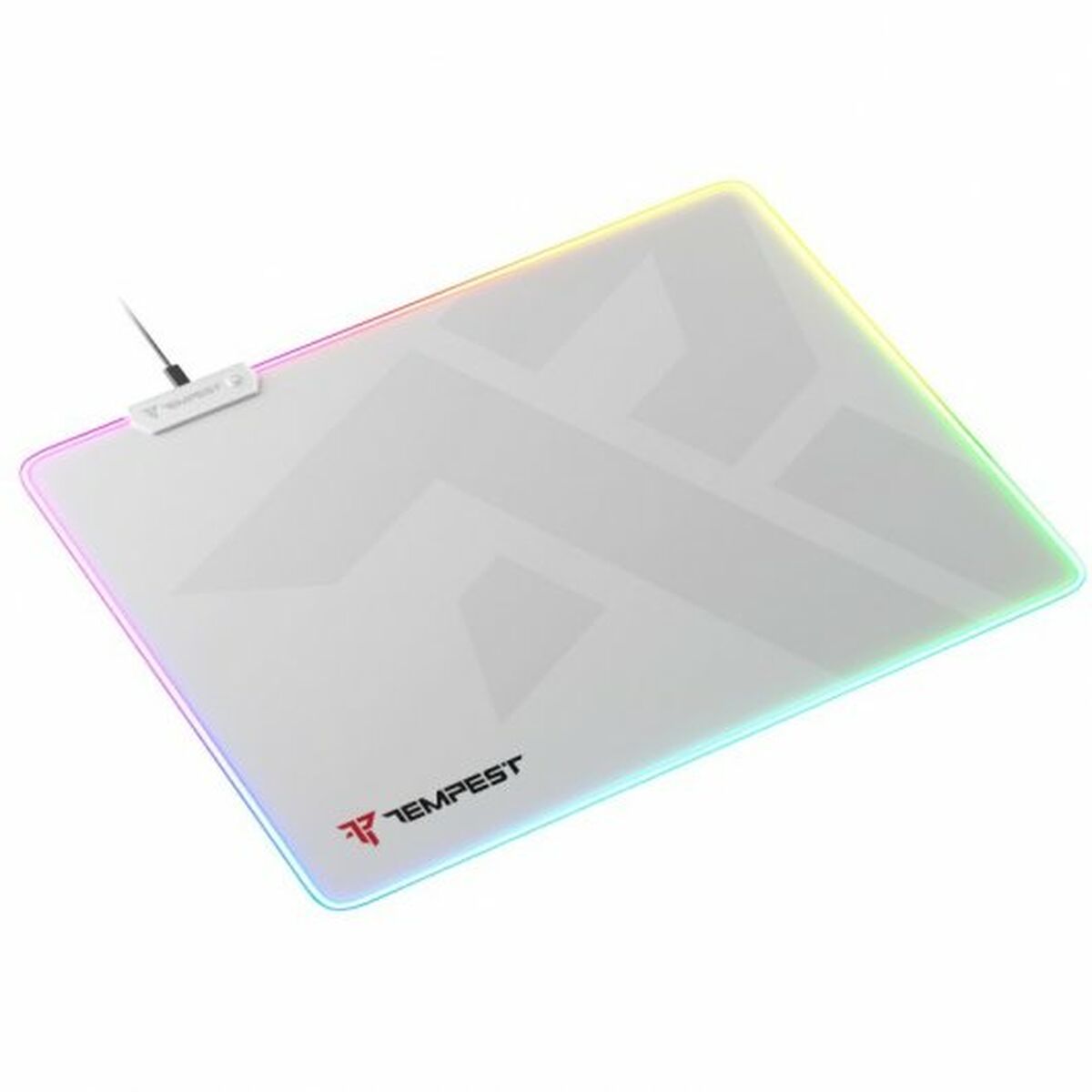 Mousepad Tempest TP-GMP-RGB-MW Weiß