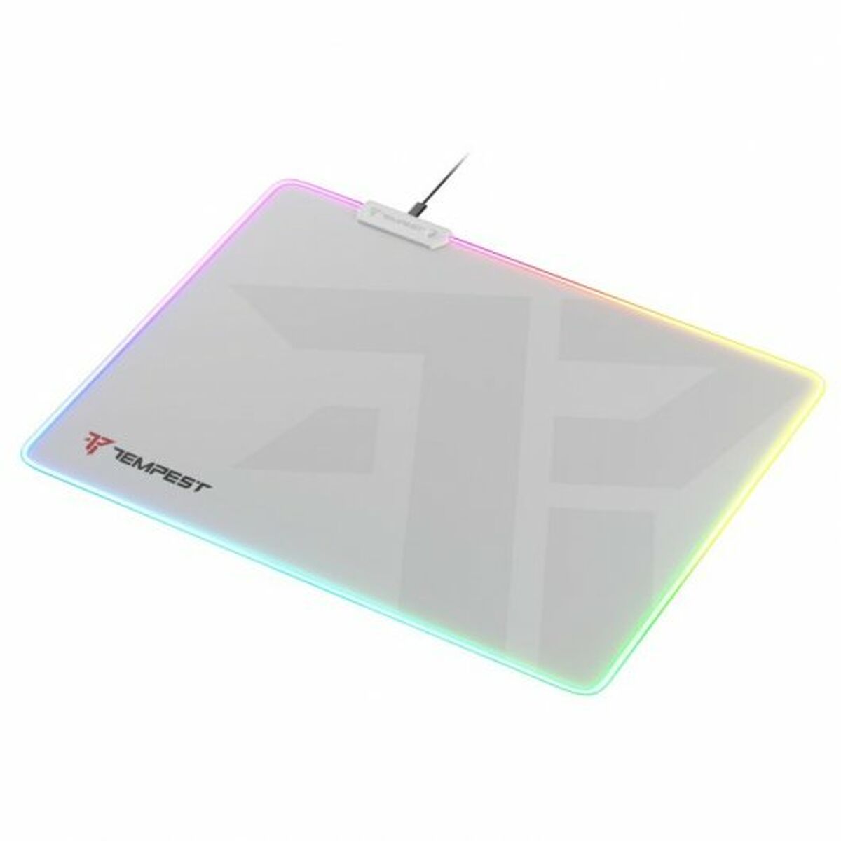 Mousepad Tempest TP-GMP-RGB-MW Weiß