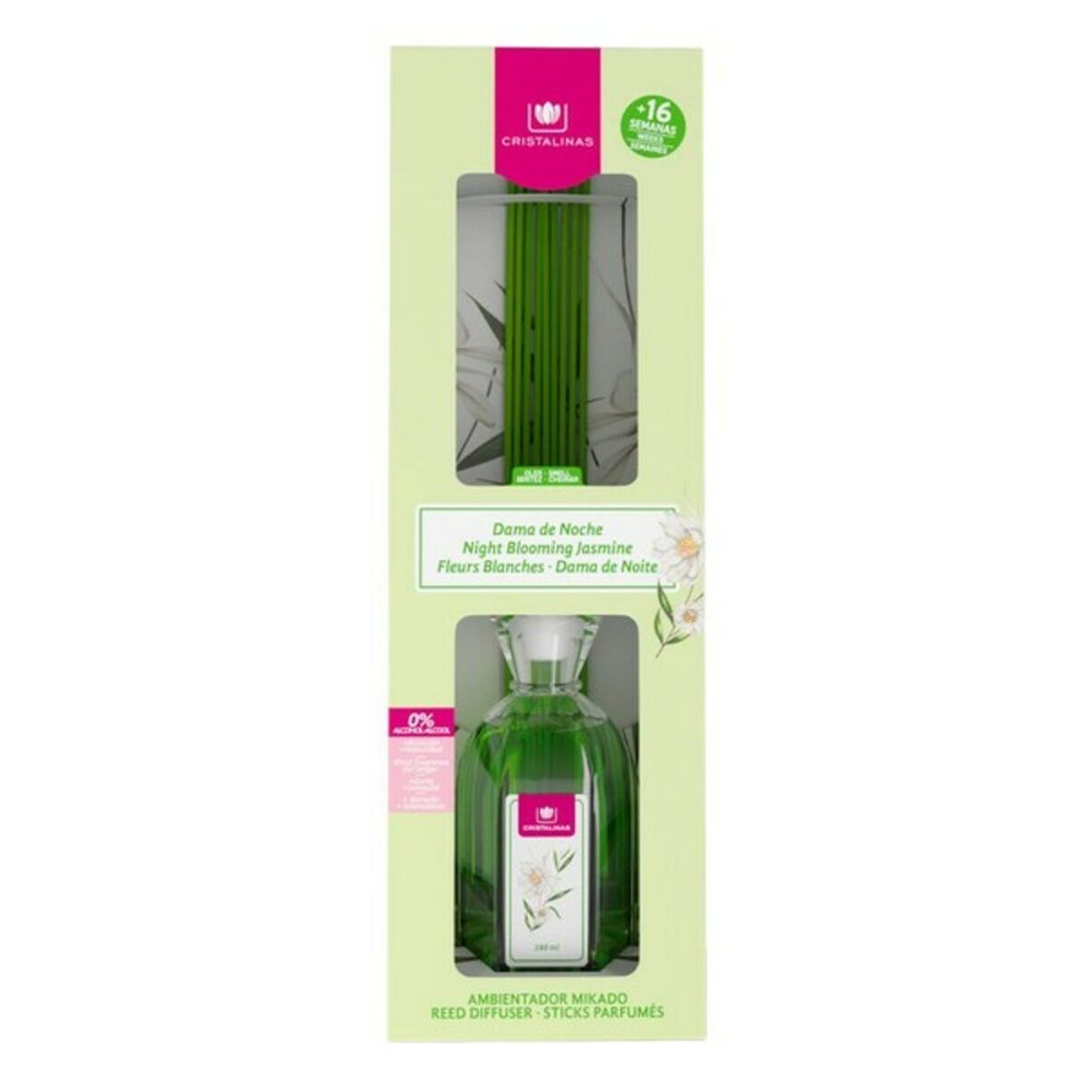 Lufterfrischer Night Blooming Jasmine Cristalinas Mikado 180 ml