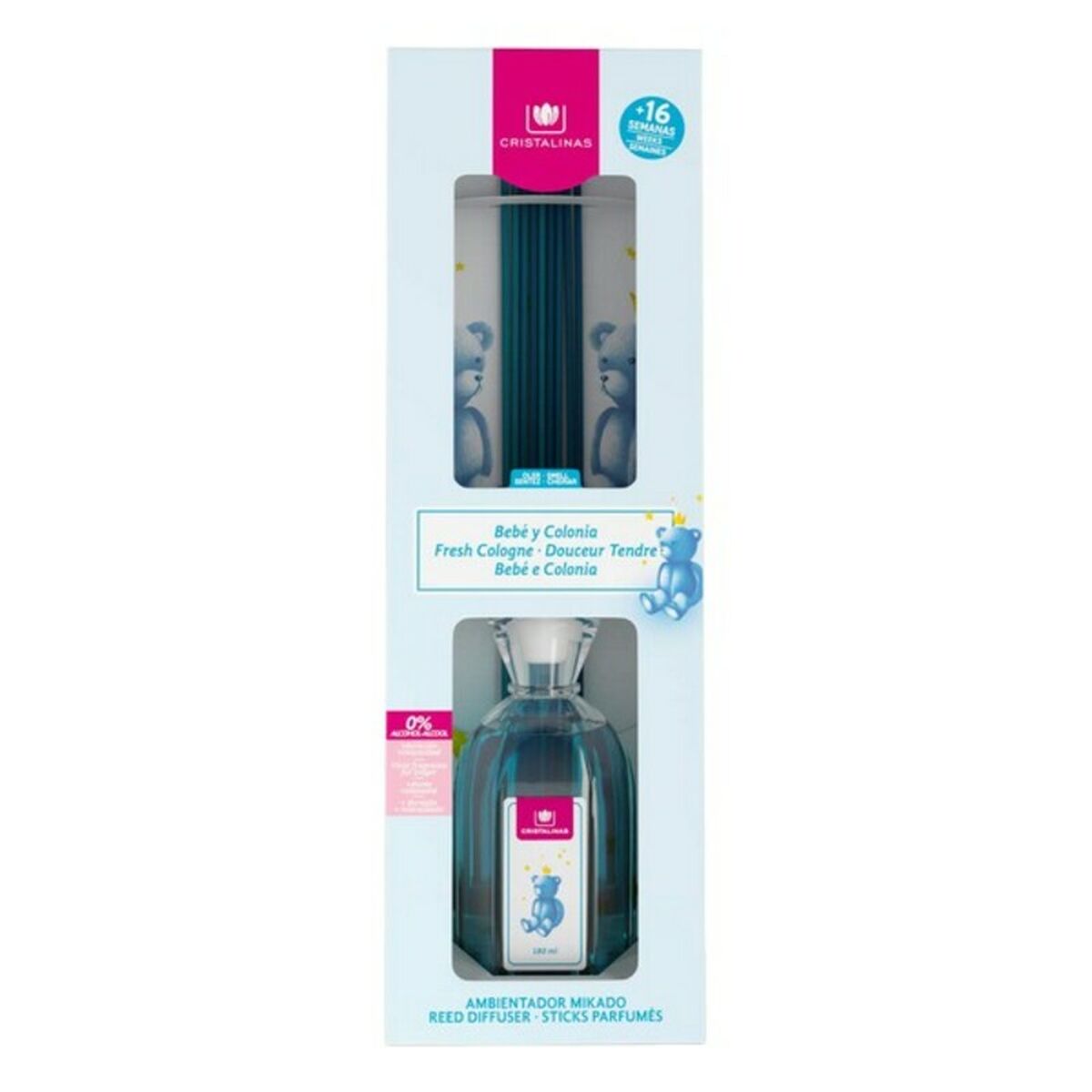 Lufterfrischer Mikado Cristalinas Mikado Baby 180 ml