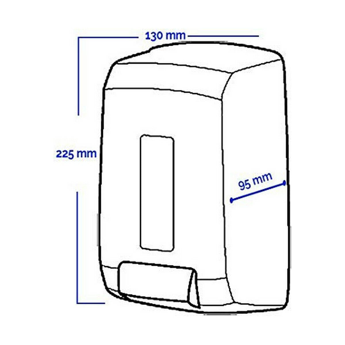 Seifenspender Ibiza Weiß ABS (23,5 x 13 x 10 cm) (9 L)