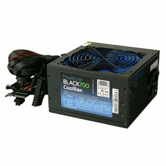 Stromquelle CoolBox COO-FAPW700-BK 700 W ATX Schwarz Blau