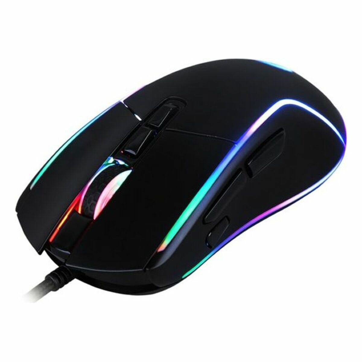 LED Gaming-Maus CoolBox DeepDarth RGB 6400 dpi 30 ips Schwarz