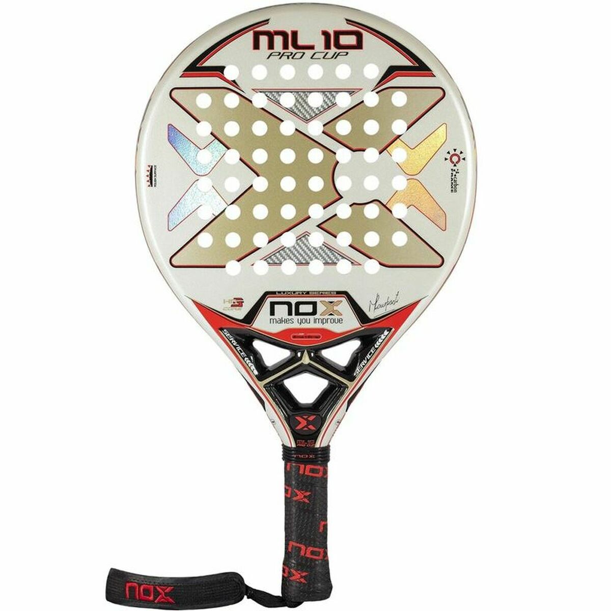 Paddelschläger Nox ML10 Pro Cup Luxury WH Weiß