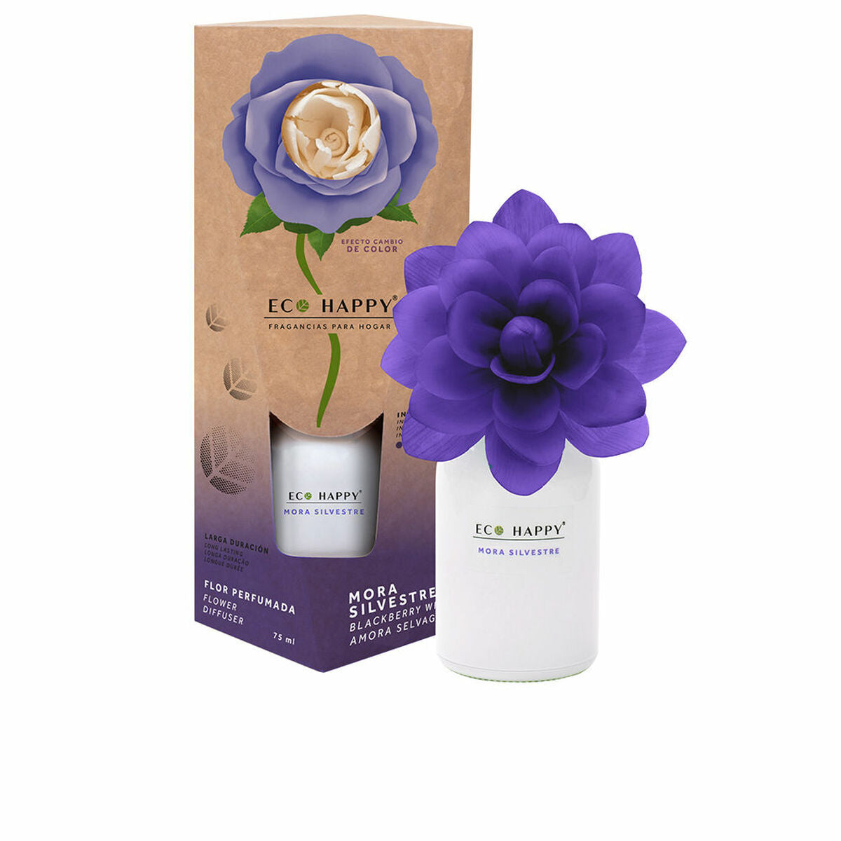 Lufterfrischer Eco Happy Mora Silvestre Blume Brombeere 75 ml