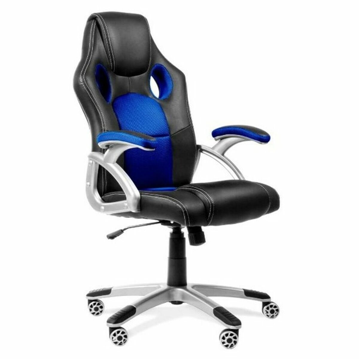 Gaming-Stuhl Almansa P&C 223532875690 Blau Schwarz