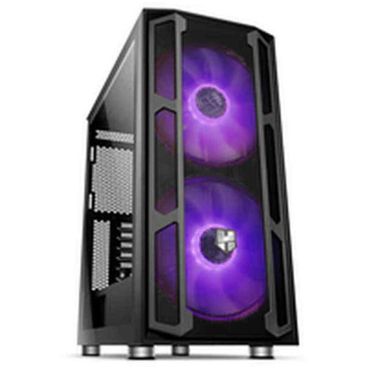 ATX Semi-Tower Gehäuse Nox NXHUMMERNOVA RGB Schwarz Bunt