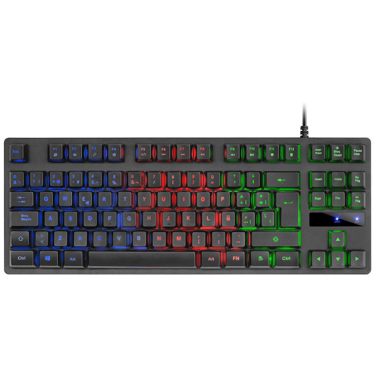 Tastatur Mars Gaming MK02ES Qwerty Spanisch