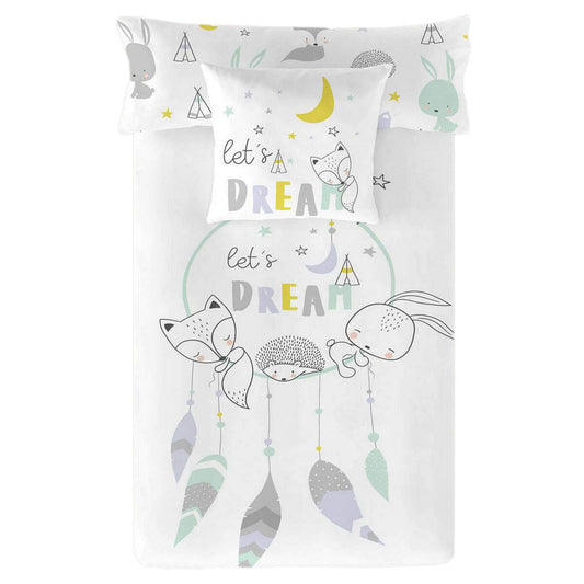 Bettdeckenbezug Cool Kids Let'S Dream Reversibel (180 x 220 cm) (Einzelmatratze)