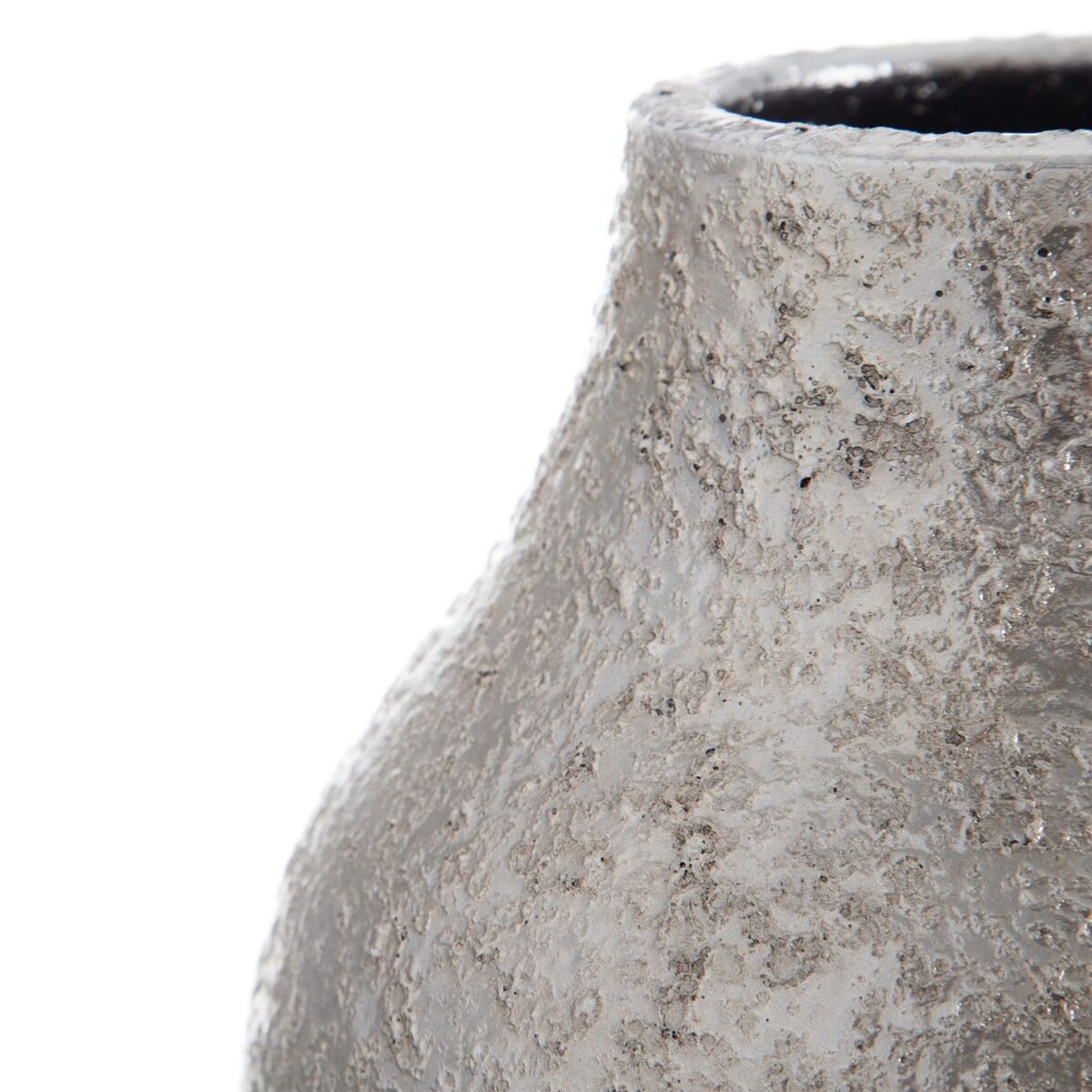 Vase aus Keramik Silber 19 x 19 x 30 cm