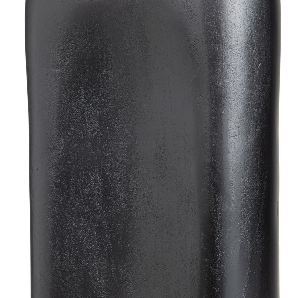 Vase 23 x 7 x 45 cm Schwarz Metall