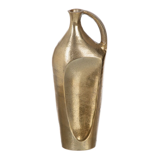 Vase Gold Metall 15 x 15 x 40 cm