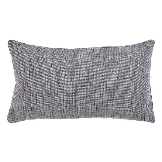 Kissen Polyester Baumwolle Grau 50 x 30 cm