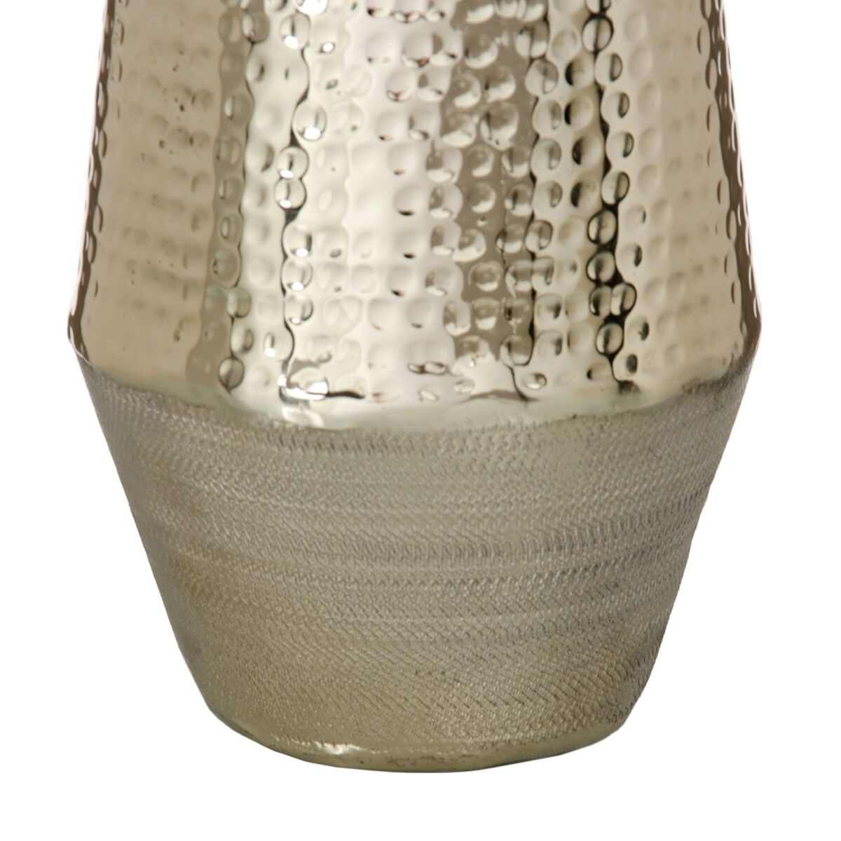 Vase 20 x 20 x 46,5 cm Gold Aluminium