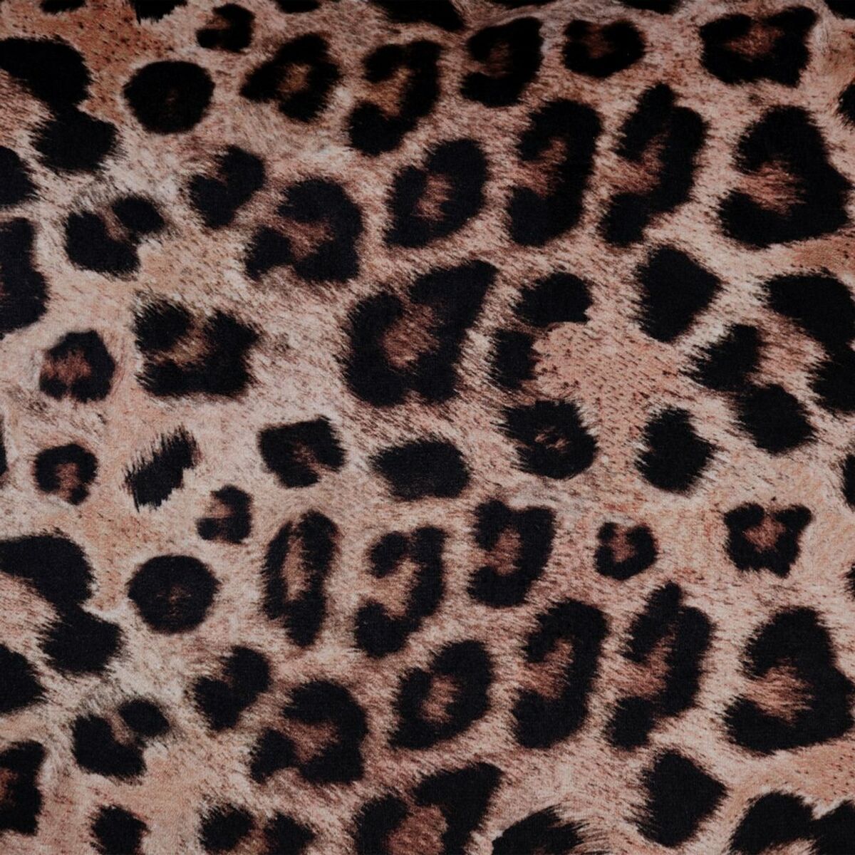 Kissen Braun Leopard 45 x 30 cm