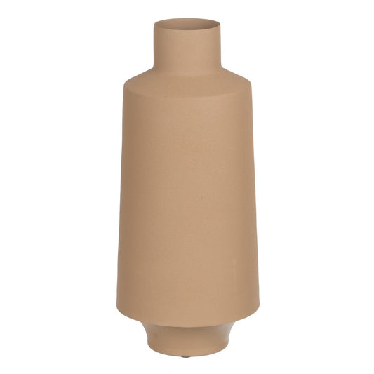 Vase 18 x 18 x 43,5 cm Beige Eisen