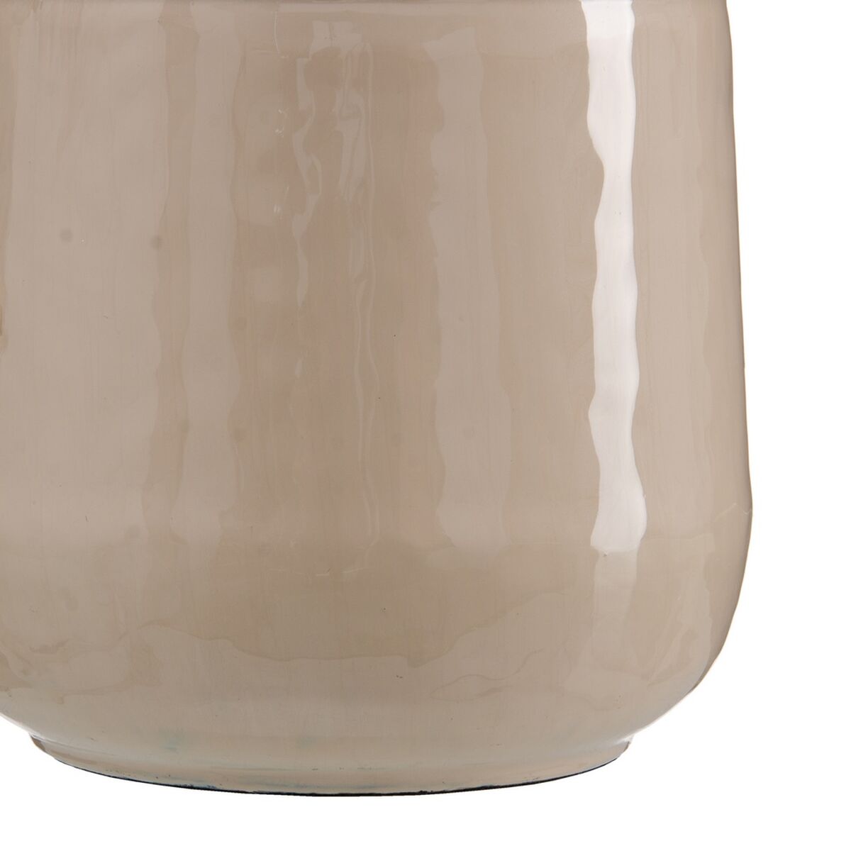 Vase Beige Eisen 28 x 28 x 84 cm