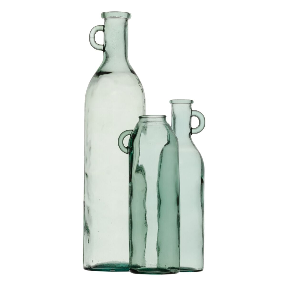 Flasche Recyceltes Glas grün 14 x 14 x 50 cm