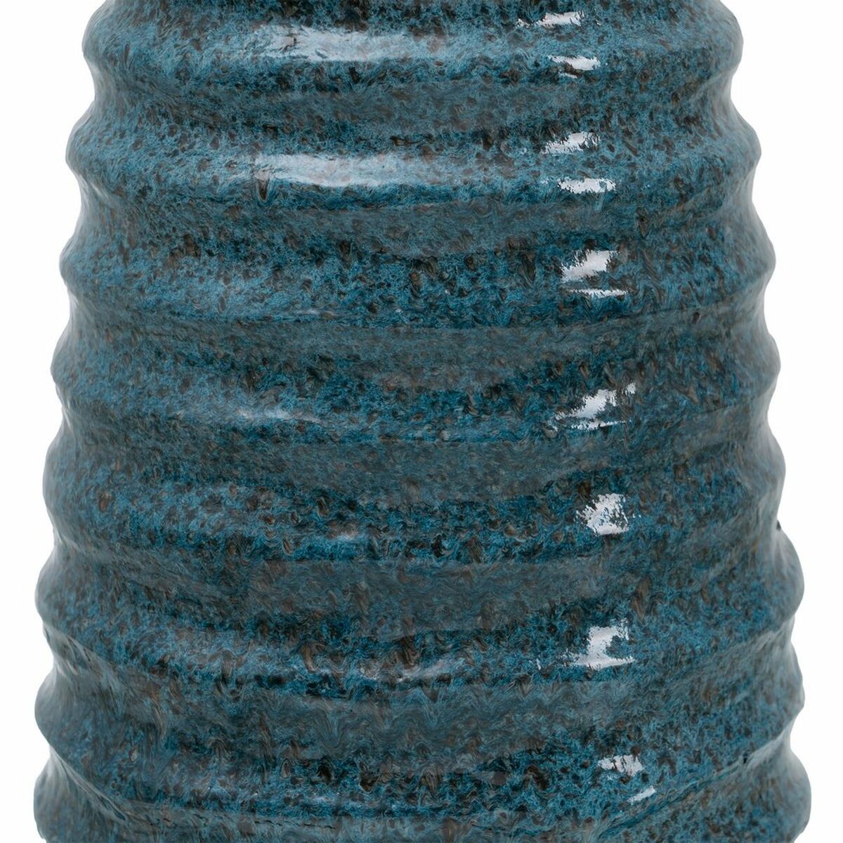 Vase Blau aus Keramik 16 x 16 x 40 cm