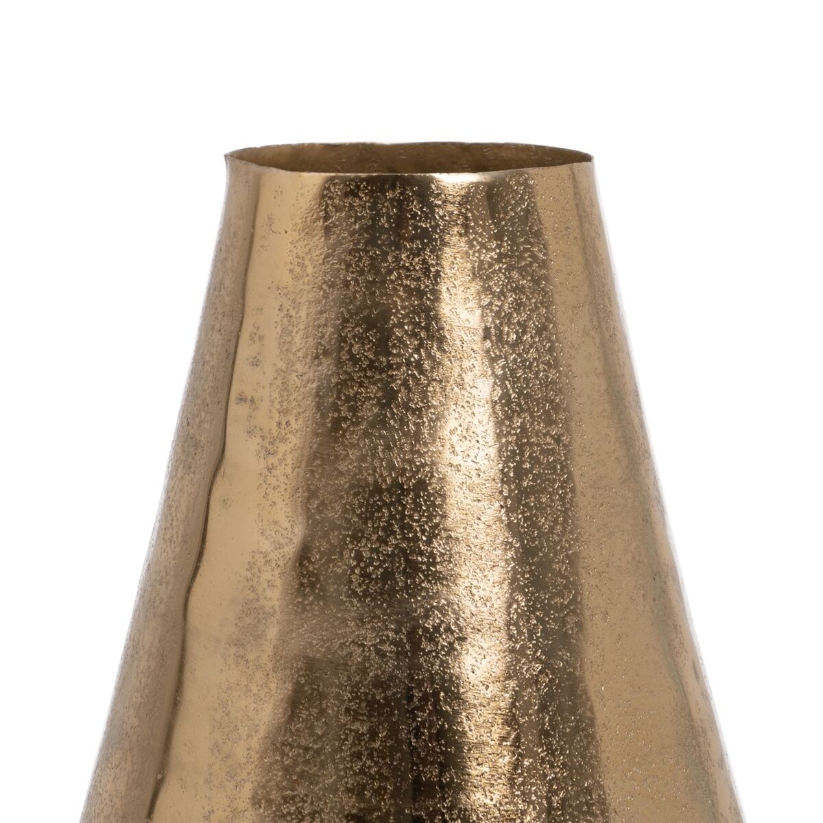 Vase 45 x 45 x 95 cm Gold Aluminium