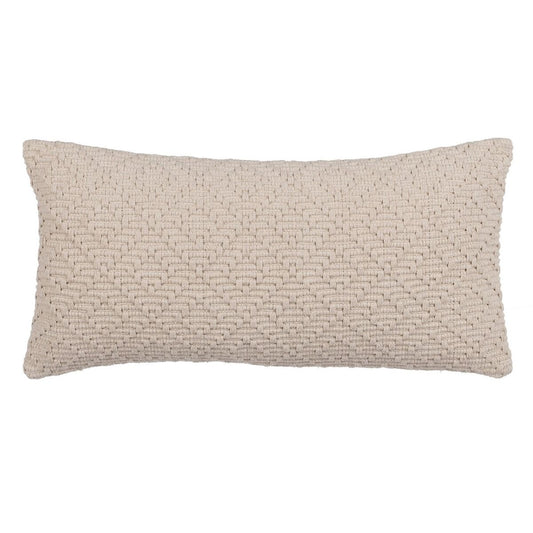 Kissen Baumwolle Beige 30 x 60 cm