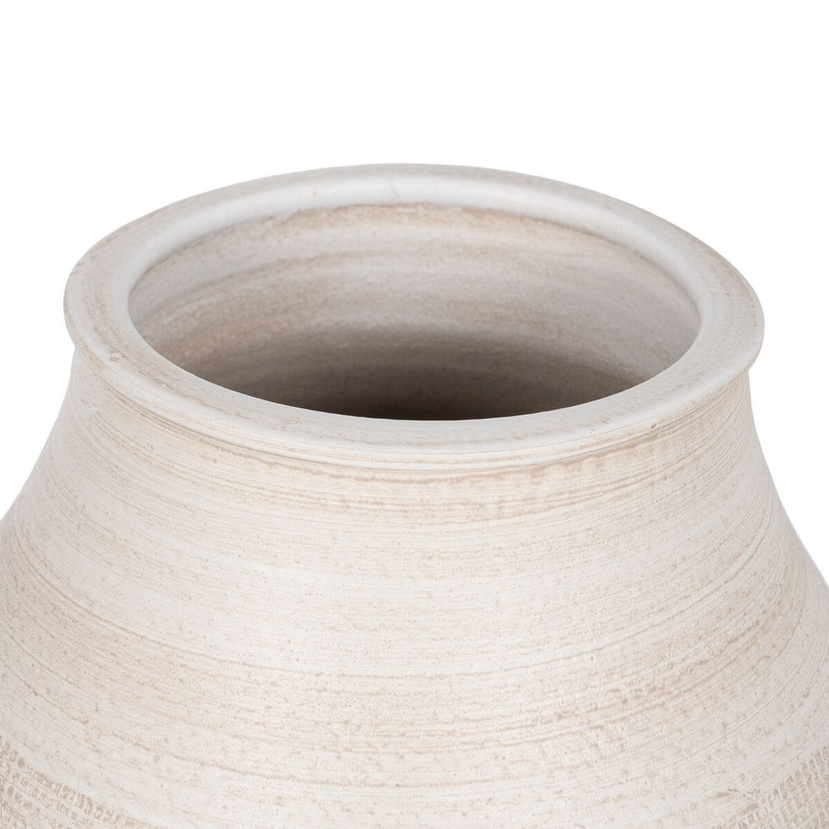 Vase Creme aus Keramik 22 x 22 x 40 cm