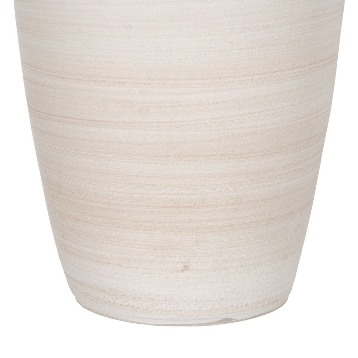 Vase Creme aus Keramik 22 x 22 x 40 cm